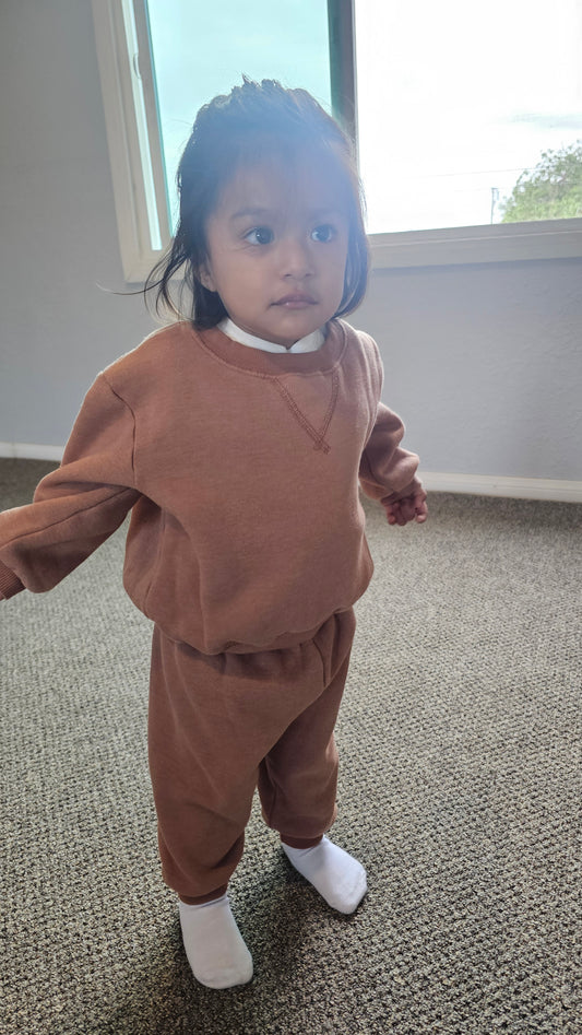 Kid's Crew Neck and Pant Set