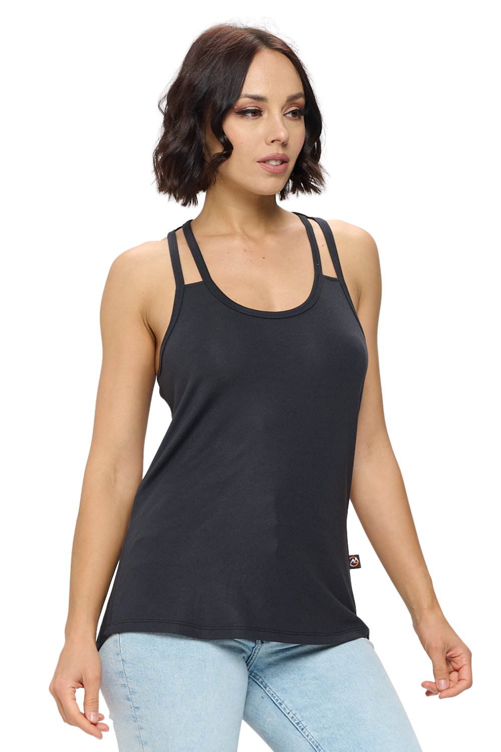 Open Shoulder Tank Top