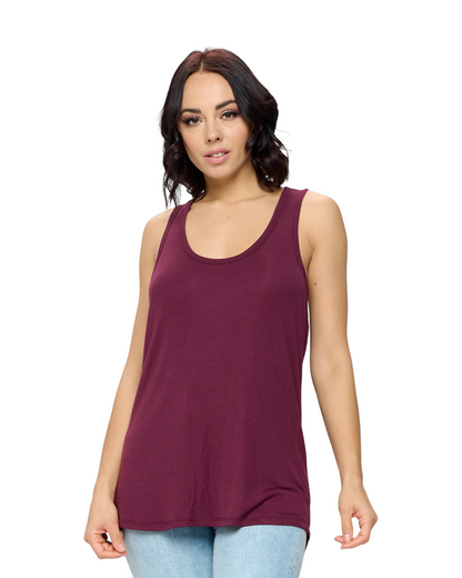 Basic Scoop Neck Muscle Tee