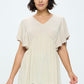 Flowy Short-Sleeve Shirt