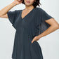 Flowy Short-Sleeve Shirt
